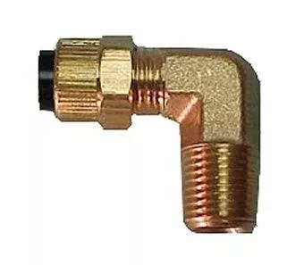 1/4" Poly x 1/4" MPT Elbow