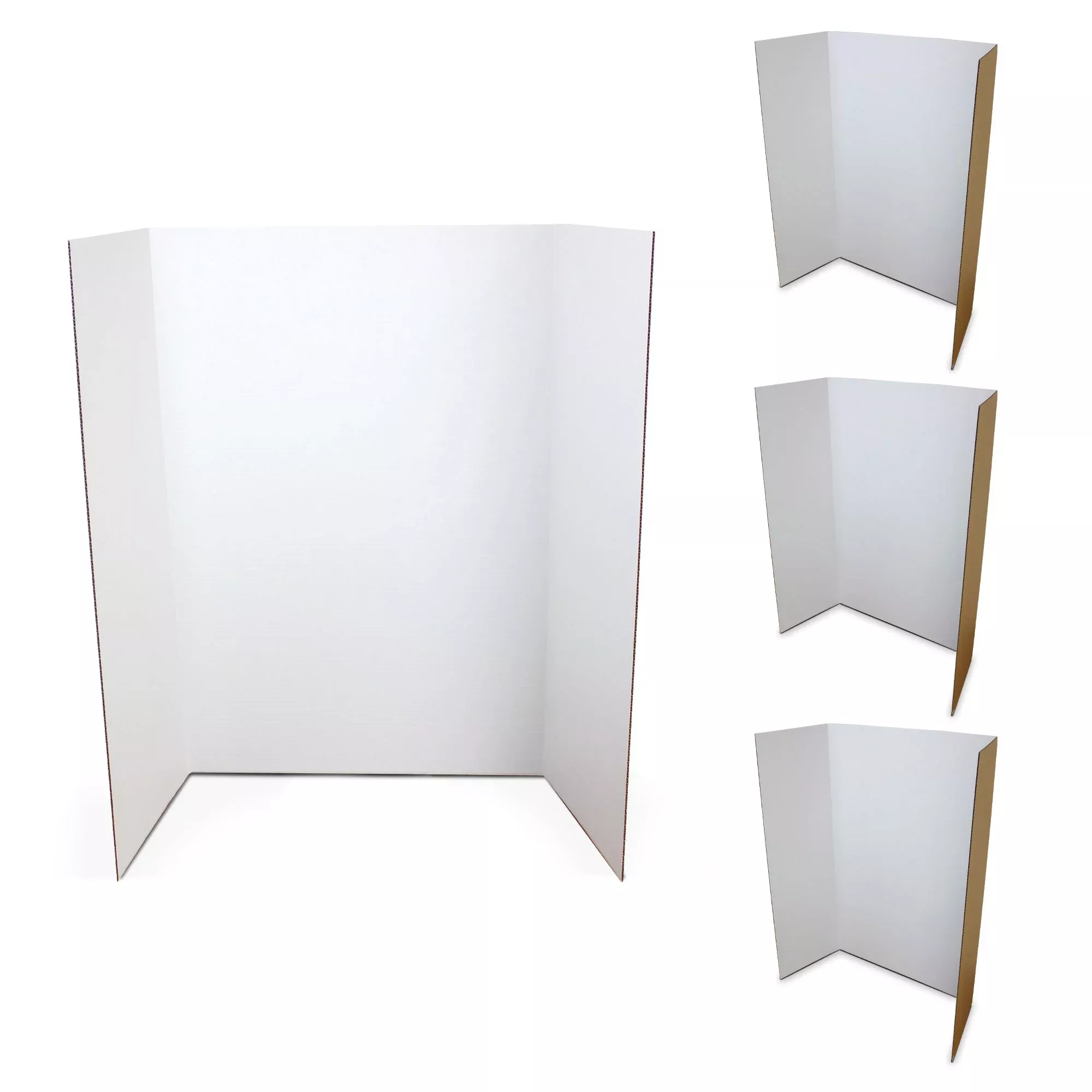 1-Ply Project Board, 36" x 48", White, Pack of 4