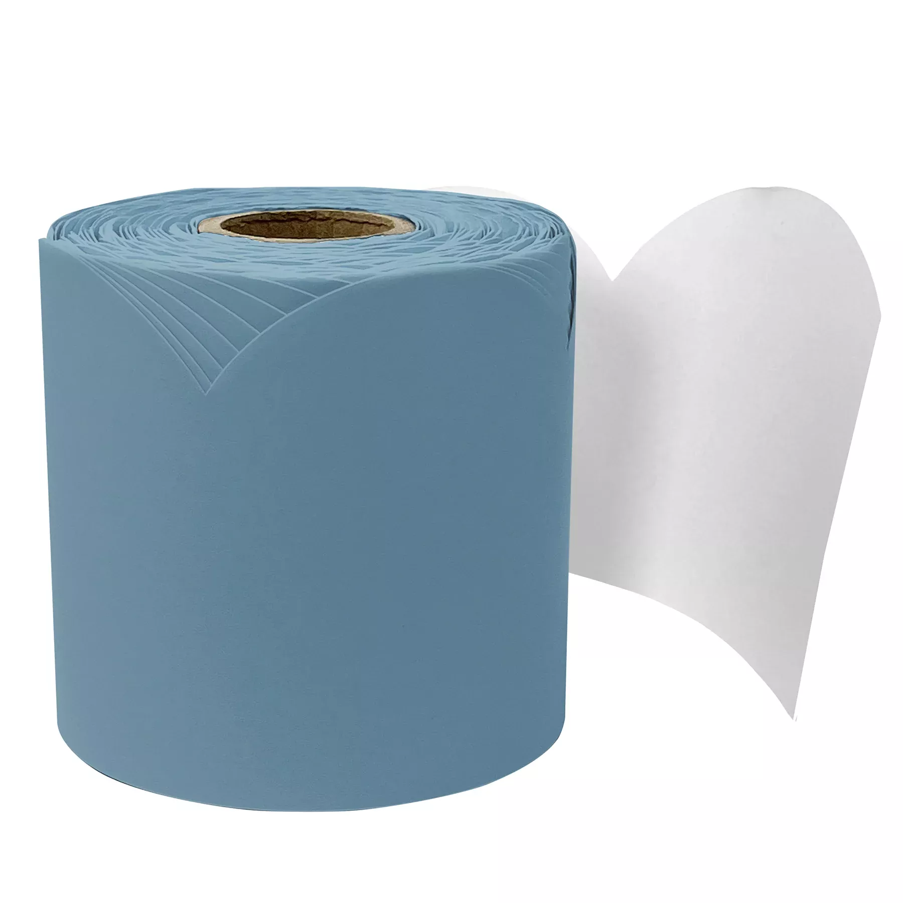 Rolled Scalloped Bulletin Board Border, Stone Blue, 65 Feet