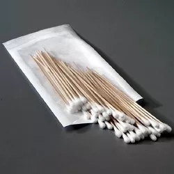 Swabstick Cotton Tip Wood Shaft 3 Inch Sterile 10 per Pack,83675(10/PK)
