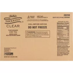 Thickened Beverage Thick & Easy 4 oz. Portion Cup Iced Tea Liquid,83120(24/CS)